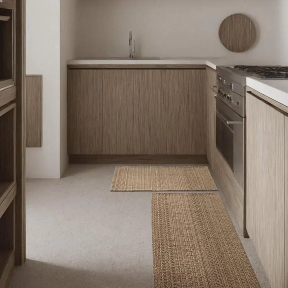 New 2-Piece Kitchen Mat Set, 20x30In+20x48In Washable Non-Slip Floor Rugs